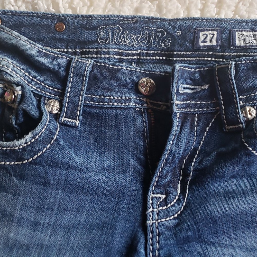 Miss Me Dark Wash Flare Jean - 40%PRICE DROP!